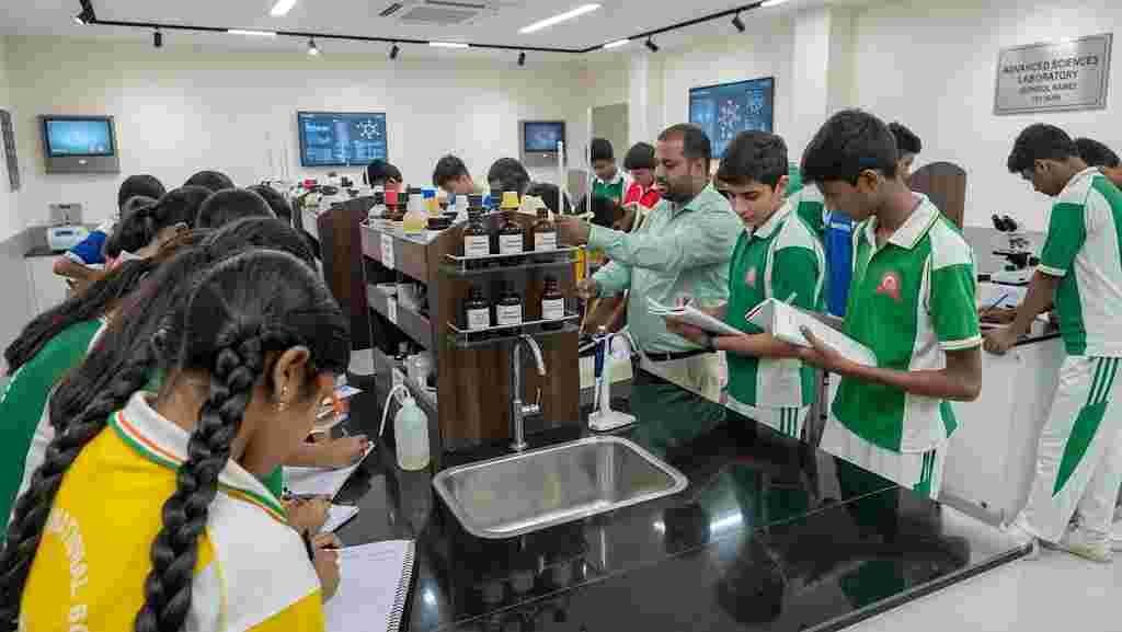 Sample science-lab image; replace with an actual MRD Chemistry Lab photograph.